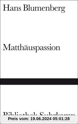 Matthäuspassion (Bibliothek Suhrkamp)